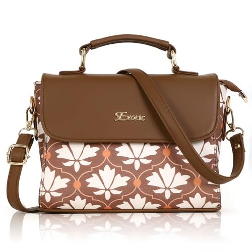 EXOTIC DualtoneSling Bag for Girls/Women (Brown) - Image 1