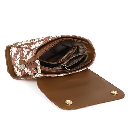 EXOTIC DualtoneSling Bag for Girls/Women (Brown) - Image 5