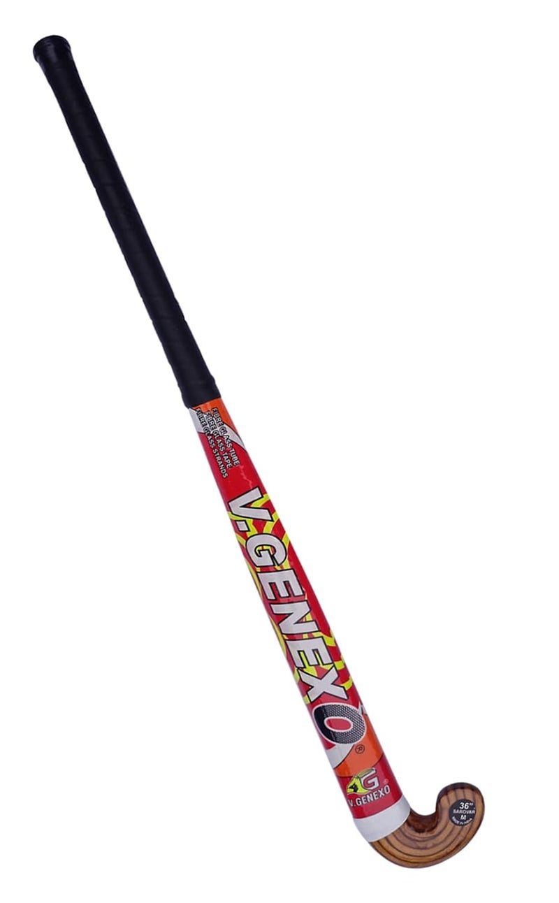 Rioff ® Hockey Sticks for Men Double Fiber Glass Coated Wooden Hockey Stick (Xtreme) - Image 1