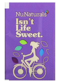 NuNaturals NuStevia White Stevia Powder 1000 Packets 2.23 lbs (1000 g) 