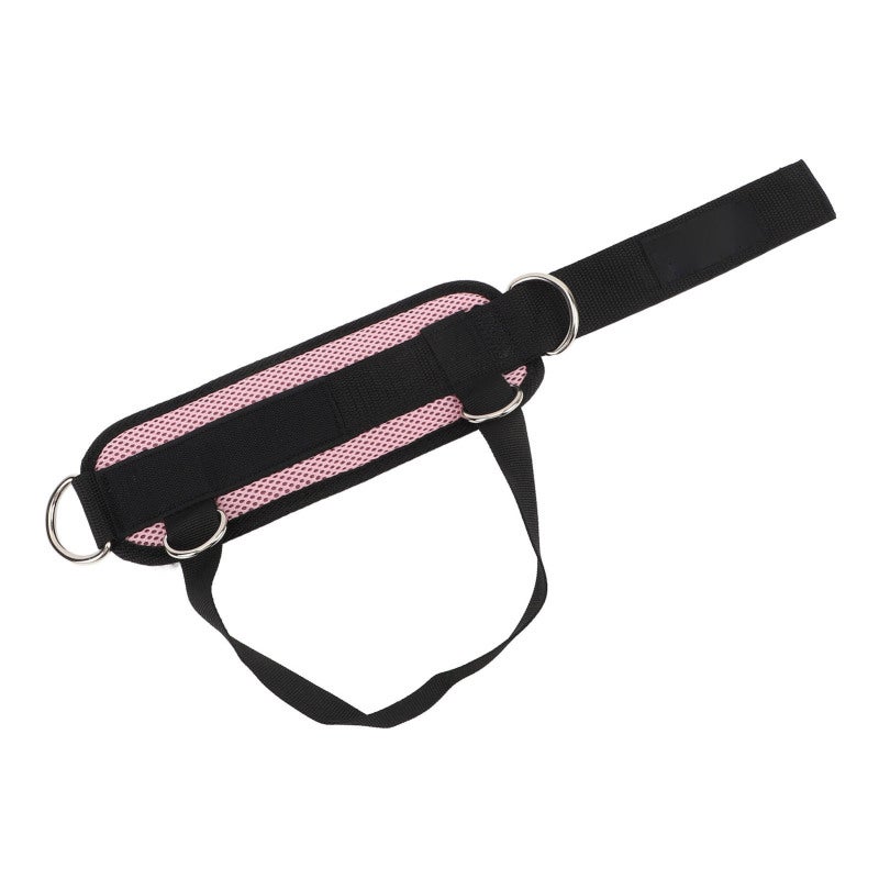 Maseda Ankle Strap Adjustable Enhanced Safety Versatile Ankle Cable Strap for Gym Workout Cable Machine Pink - Image 3