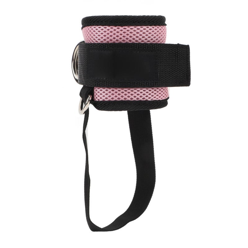 Maseda Ankle Strap Adjustable Enhanced Safety Versatile Ankle Cable Strap for Gym Workout Cable Machine Pink - Image 1