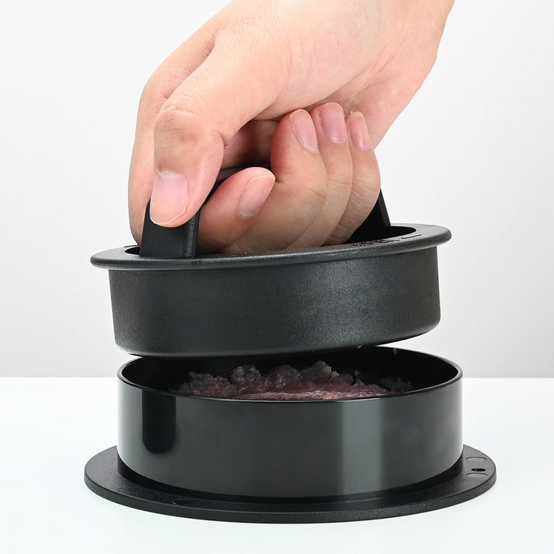 Non Stick Hamburger Patty Maker Press With 50 Oil Papers Kitchen Utensil For Home Cooking Grilling - Image 5