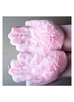 Spaceshoop Magic Silicone Dish Washing Gloves  One Size  - Image 2