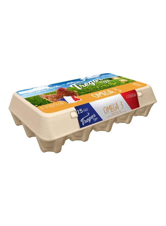 Omega 3 Eggs, 15 eggs, France