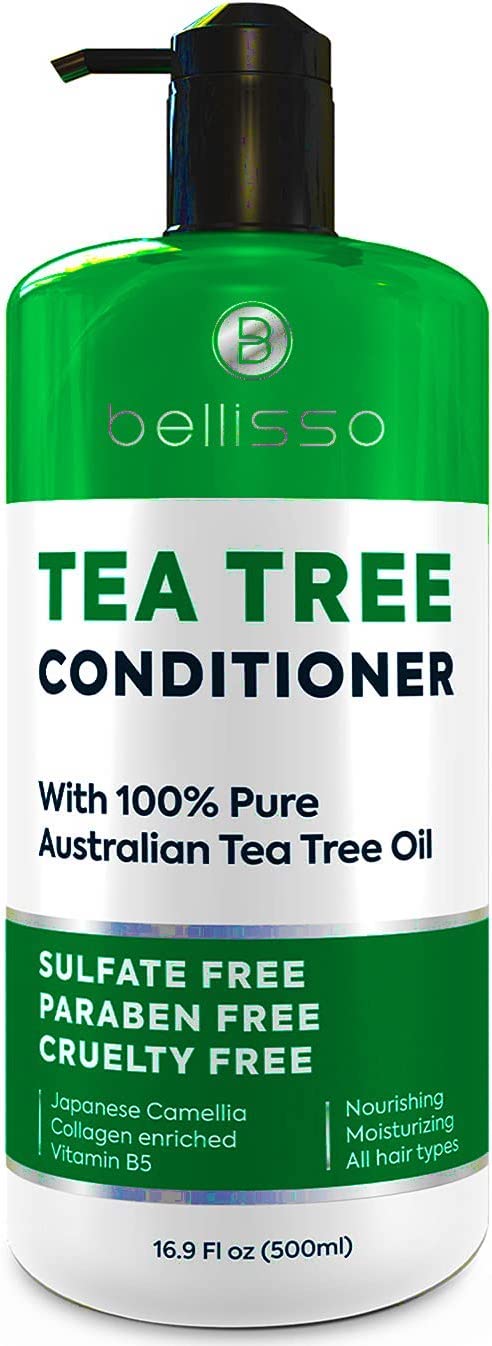 Tea Tree Oil Conditioner  Sulfate and Paraben Free  Anti Dandruff Treatment for Itchy Dry Scalps  Ideal for Women and Men with Oily Hair and Scalp Buildup