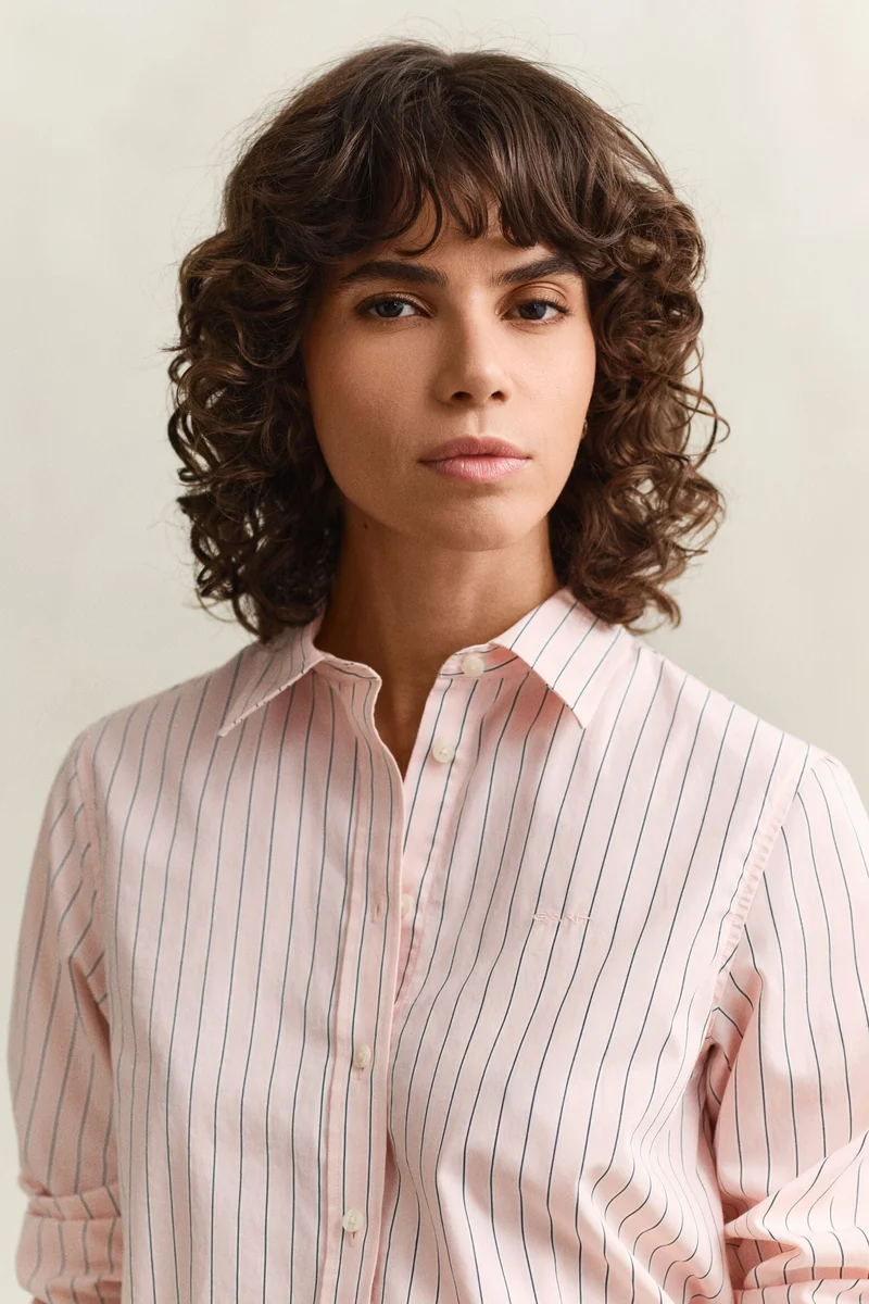 Gant  Regular Poplin Stripe Shirt for Women | Best Price UAE