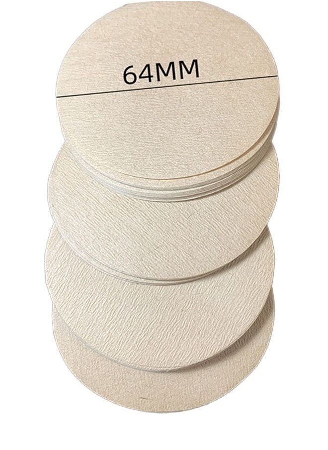 Ant - 100-Piece Replacement Unbleached Coffee Round Filter Paper,Disposable Filter Paper Fit Coffee Filter and Espresso (Brown) - Image 1