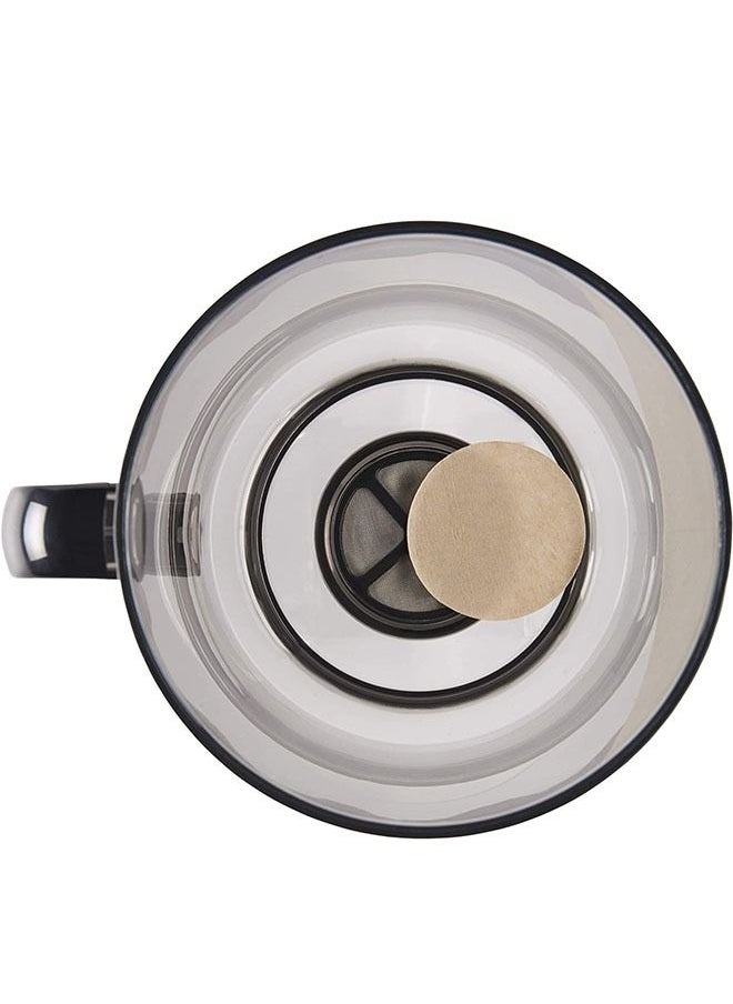 Ant - 100-Piece Replacement Unbleached Coffee Round Filter Paper,Disposable Filter Paper Fit Coffee Filter and Espresso (Brown) - Image 1