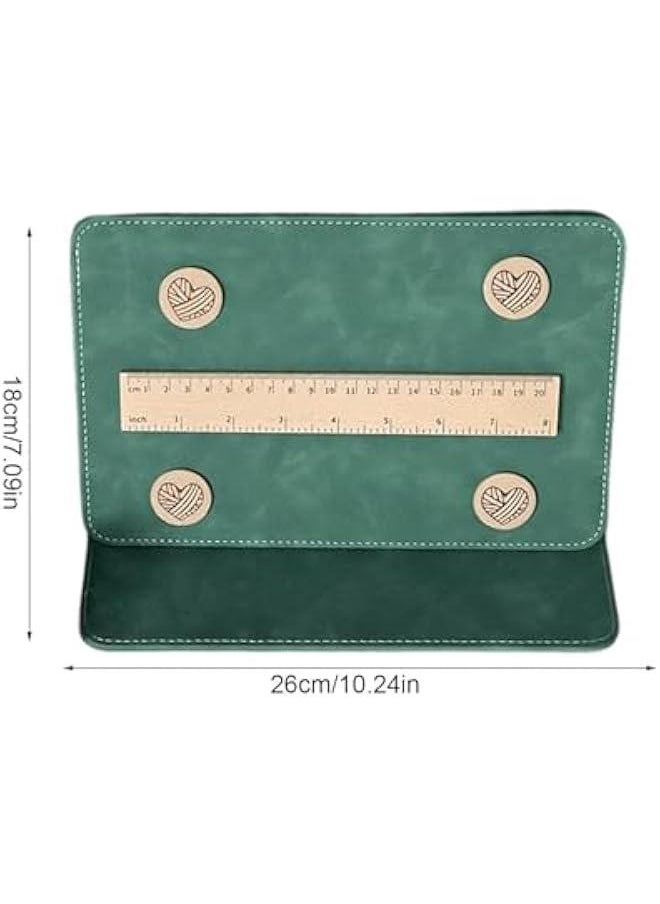 Generic - Knitting Chart Holder, Foldable Knitting Chart Keeper with Magnet Ruler, Magnetic Pattern Holder Knitting Tool,st-itch holders for knitting,Crochet Knitting Chart Holder, cr-oss st-itch Pattern Hold - Image 1