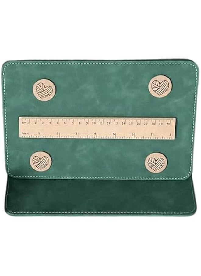 Generic - Knitting Chart Holder, Foldable Knitting Chart Keeper with Magnet Ruler, Magnetic Pattern Holder Knitting Tool,st-itch holders for knitting,Crochet Knitting Chart Holder, cr-oss st-itch Pattern Hold - Image 1