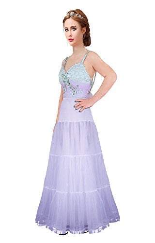 Shimaly Women's Floor Length Wedding Petticoat Long Underskirt for Formal Dress (XL-3XL, White) - Image 3