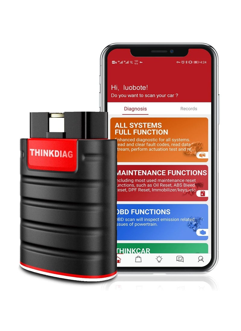THINKCAR - THINKCAR Thinkdiag OBD2 Full System Power Diagnostic Tool with All Software free for 1 Year - Image 1