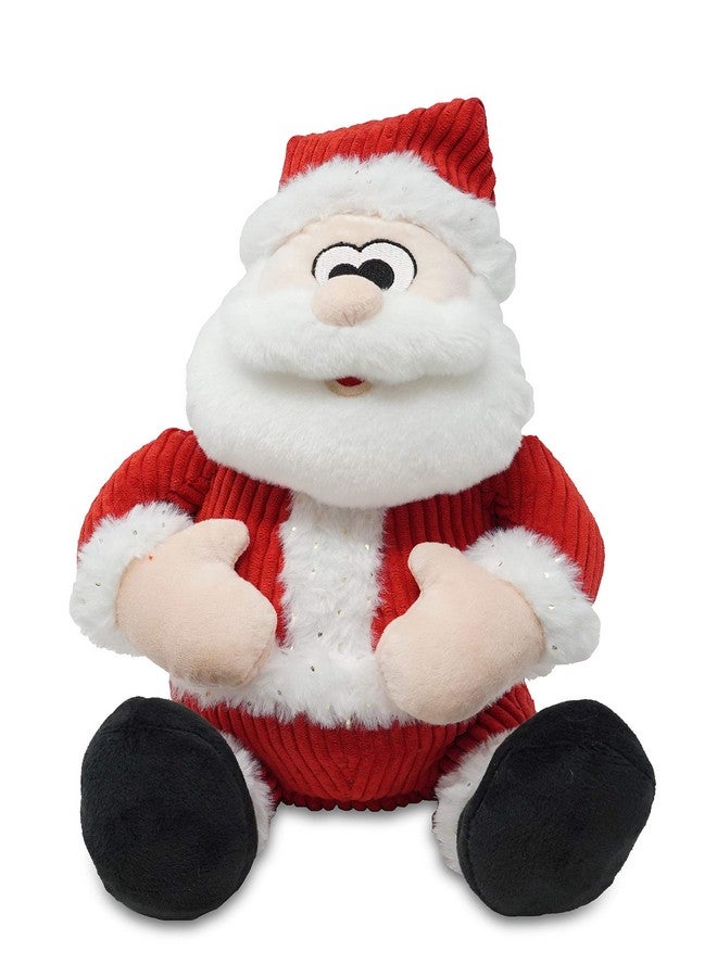 كادل بارن لول سانتا! - لعبة محشوة على شكل سانتا كلوز مع جهاز استشعار باللمس، تغني بطنها أجراس الجرس وتضحك بشكل مرح، 11 بوصة - Image 1