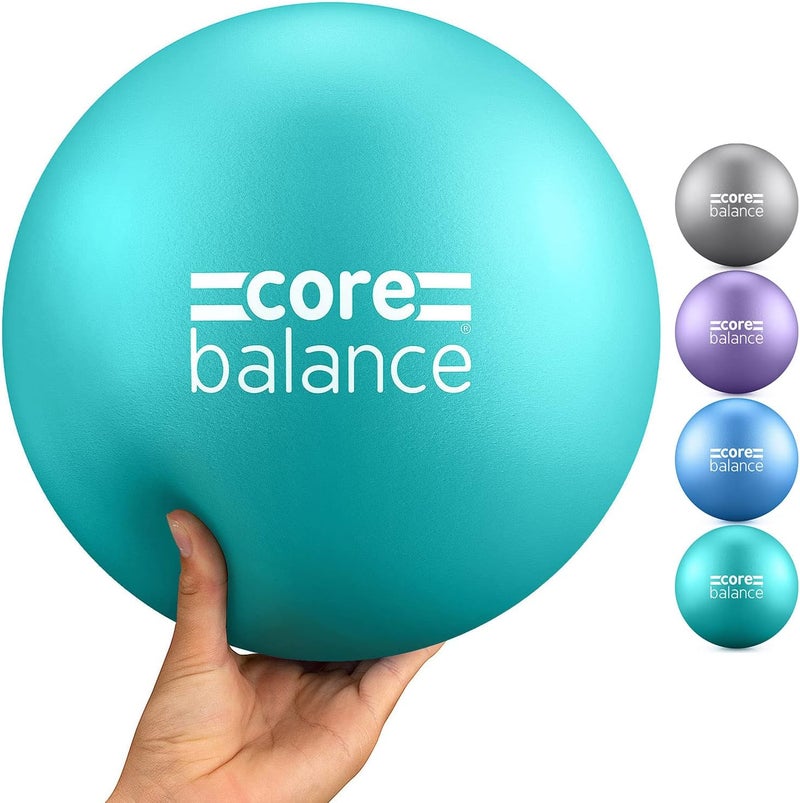 Core Balance 9 Inch Anti Burst Pilates Ball - Mini Exercise Ball for Yoga, Barre, Stretching and Core Stability Workout - Image 1