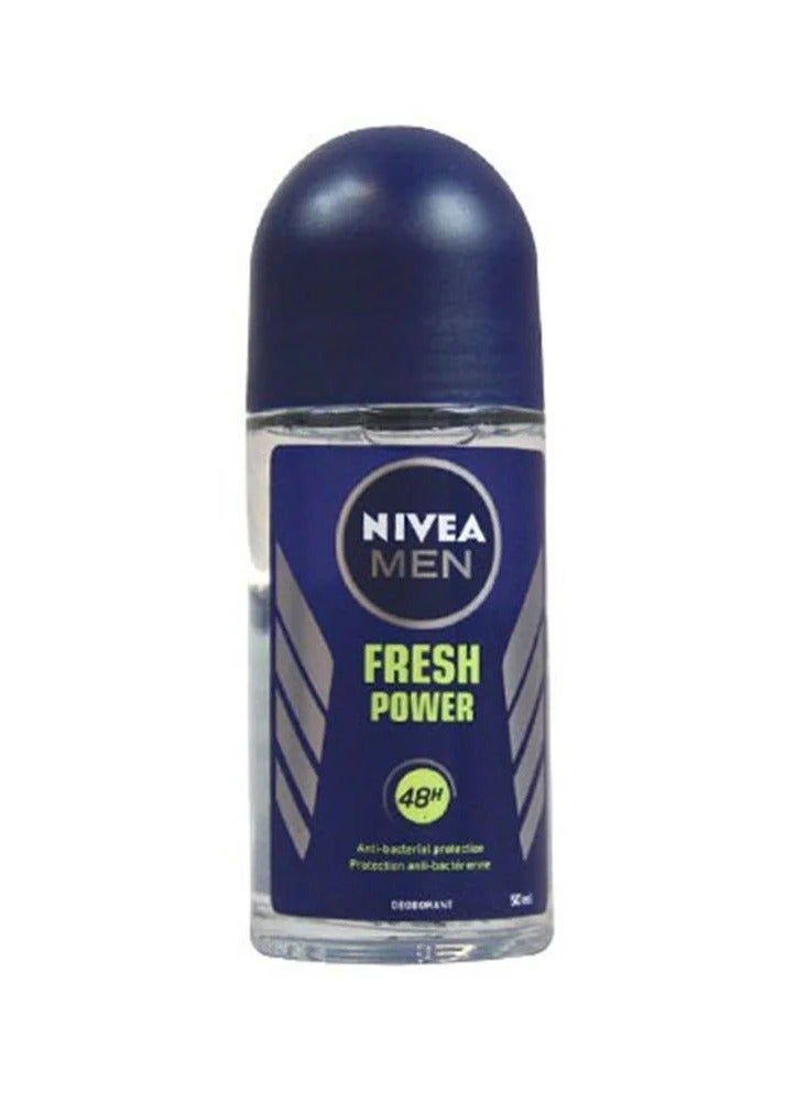 Nivea Nivea Men All Fresh Power Roll On Deodorant 50ml - Image 1