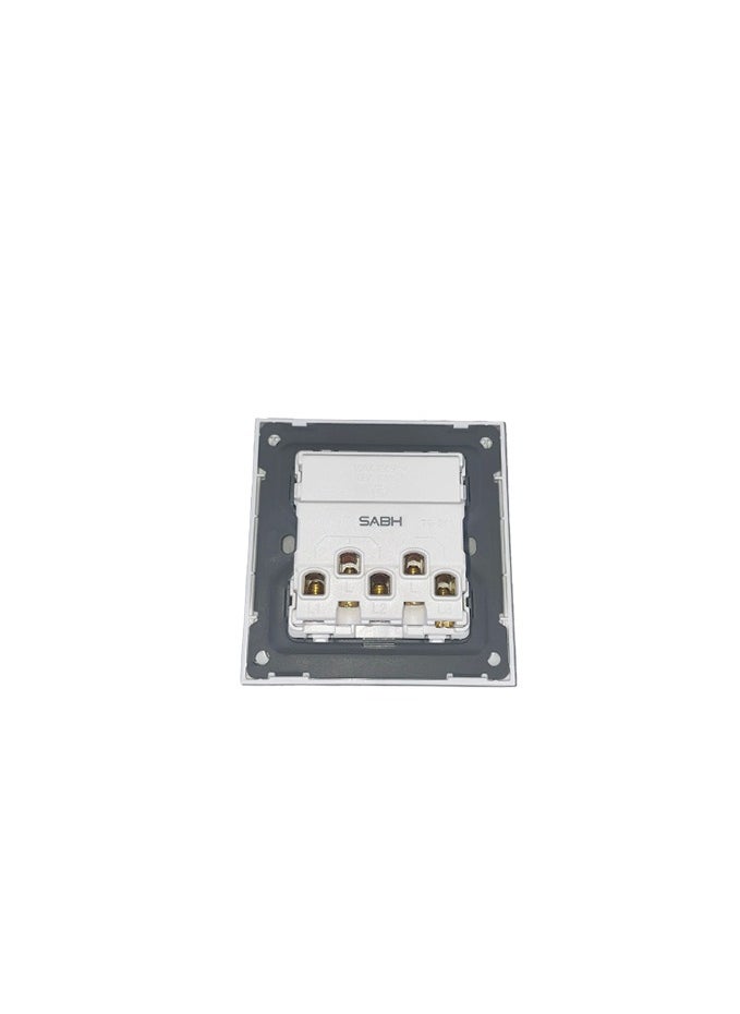 TEMPO 3 Gang 1 Way Switch Gray Slim Piano  - Image 3