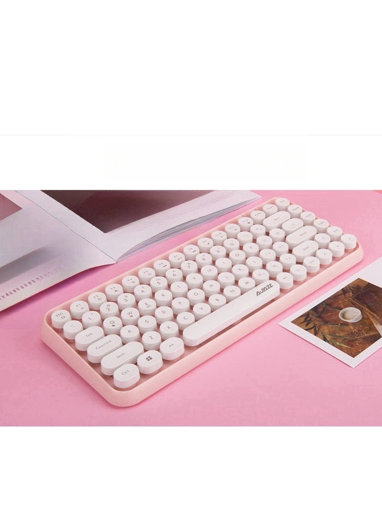 Ajazz Bluetooth Keyboard - Tablet Laptop Home Office - Punk 84 Key Phone Keyboard  - Image 3