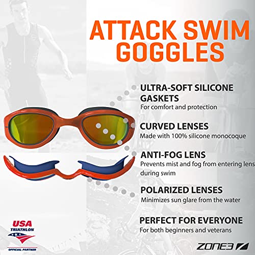 ZONE3 Attack Swim Goggles - Image 2