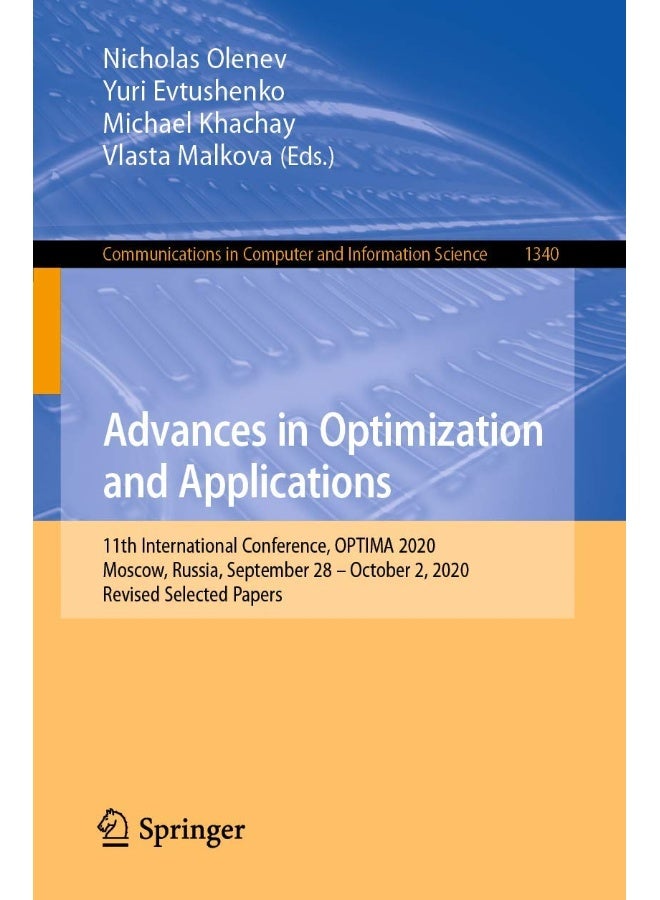 Advances in Optimization and Applications: 11th International Conference, OPTIMA 2020, Moscow, Russia, September 28 - October 2, 2020, Revised Selected Papers