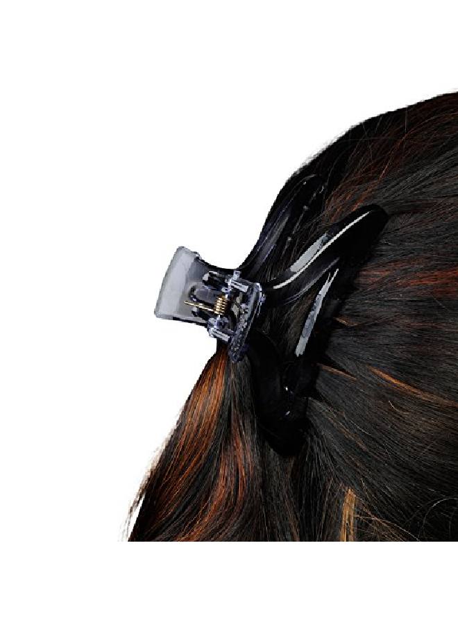 ACCESSHER Jewellery Multi Color Acrylic Material Stone Clip Hair Accessories For Women And Girls Pack Of 3 - Image 3