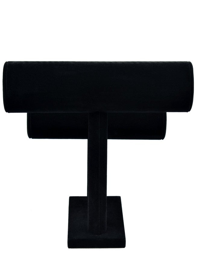 Stratalife Bracelet Holder Bracelet Organizer Bracelet Display Stand T-Bar Jewelry Display Necklace Holder Stand Watch Holder Jewelry Organizer for Bangle Necklace Black (2 Tair) - Image 3
