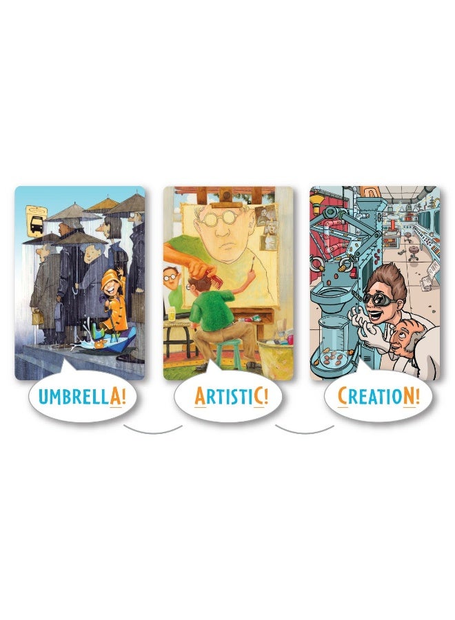 ThinkFun Last Letter Card Game  Quick Thinking Word Game  Engaging Artwork  Portable  Travel Friendly  Loved by Kids and Adults - Image 4