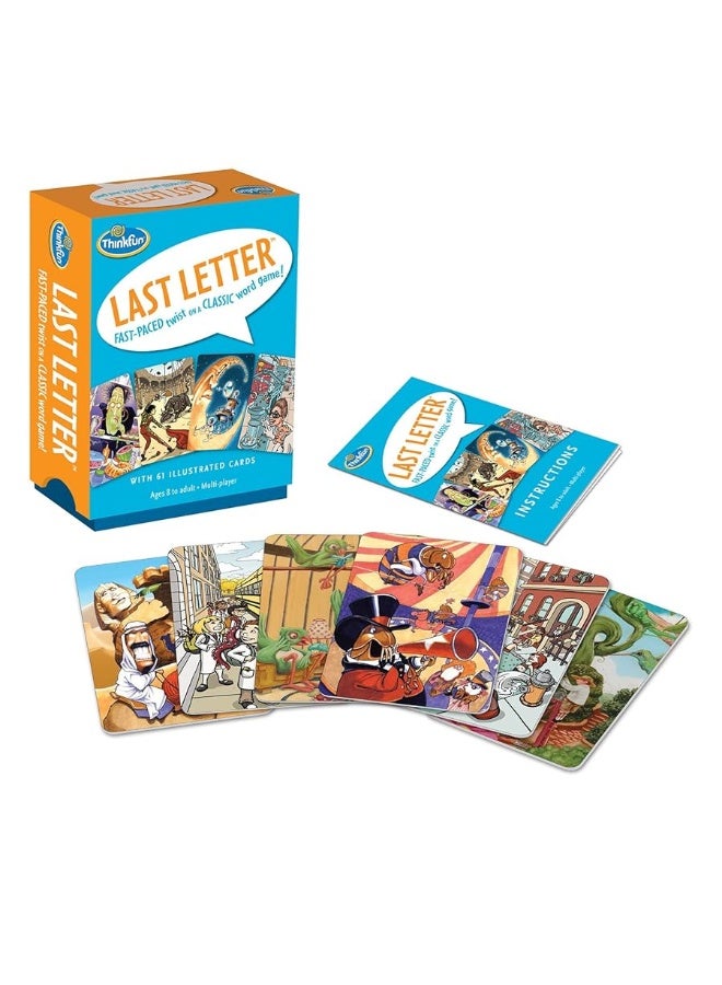 ThinkFun Last Letter Card Game  Quick Thinking Word Game  Engaging Artwork  Portable  Travel Friendly  Loved by Kids and Adults - Image 3