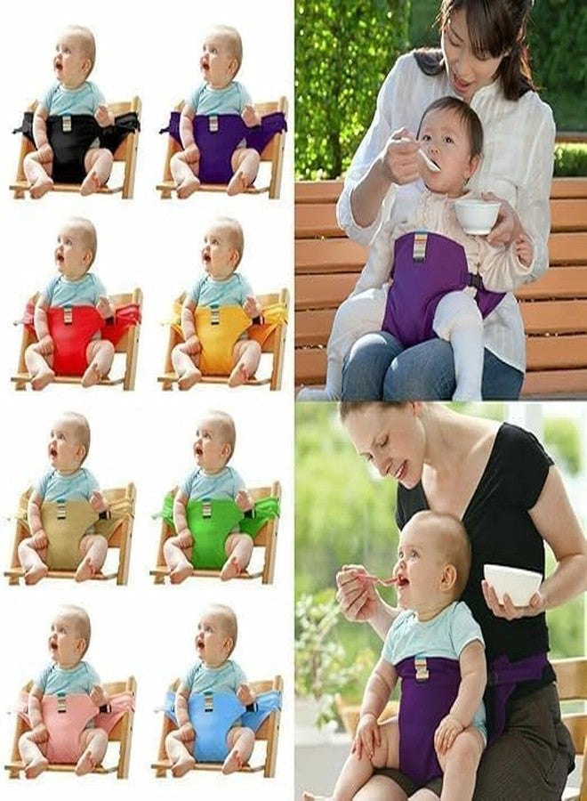 Chavda Harness Seat for High Chair Baby Feeding Safety Seat with Strap, Toddler Booster Harness Belt Portable Dining Seat Strap for Travel Home Restaurant Shopping (Multicolor) - Image 5