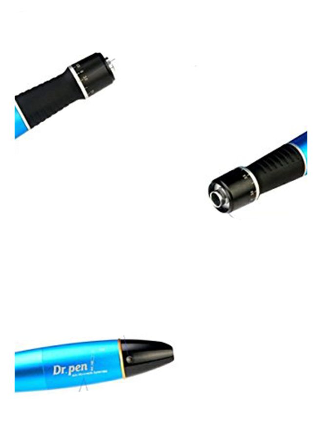 NIBEMINENT Electric Auto Ultima A1 Face Massage Derma Pen Blue/Black 10cm - Image 3