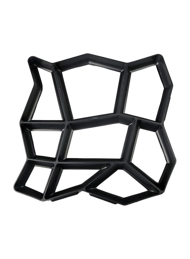 NIBEMINENT Concrete Cement Stone Design Paver Walk Mould Black 43x43centimeter - Image 1