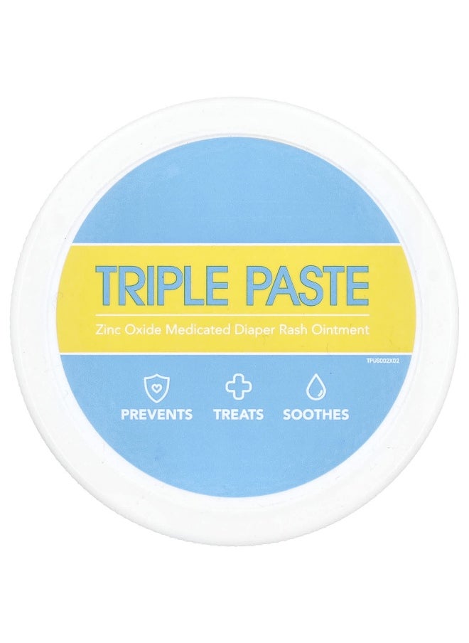 Triple Paste Triple Paste, Zinc Oxide Medicated Diaper Rash Ointment, Fragrance-Free, 8 oz (227 g)  - Image 3