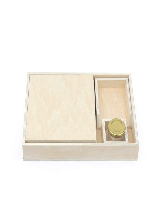 Kiddison Gluing Activity Montessori Glue Box with Jar & 10Brushes Montessori Toys - Image 2
