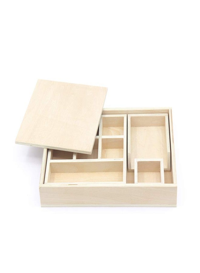 Kiddison Gluing Activity Montessori Glue Box with Jar & 10Brushes Montessori Toys - Image 3