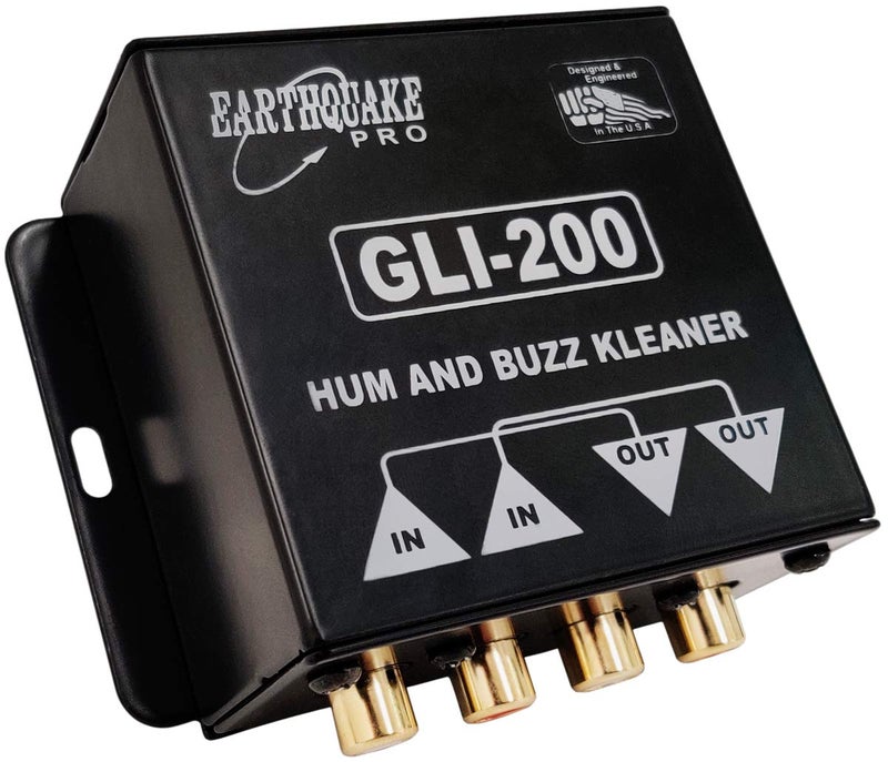 Earthquake Sound GLI-200 Hum and Buzz Kleaner 600 Ohm RCA in/Out Ground Loop Isolator - Image 1