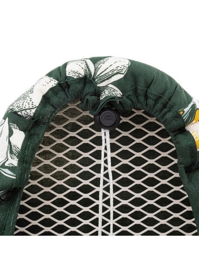 Five Simply Smart Ultra Floral Pattern 5-Layer Ironing Board Cover Green and White 1 x 52 x 135 cm 186110 - Image 3