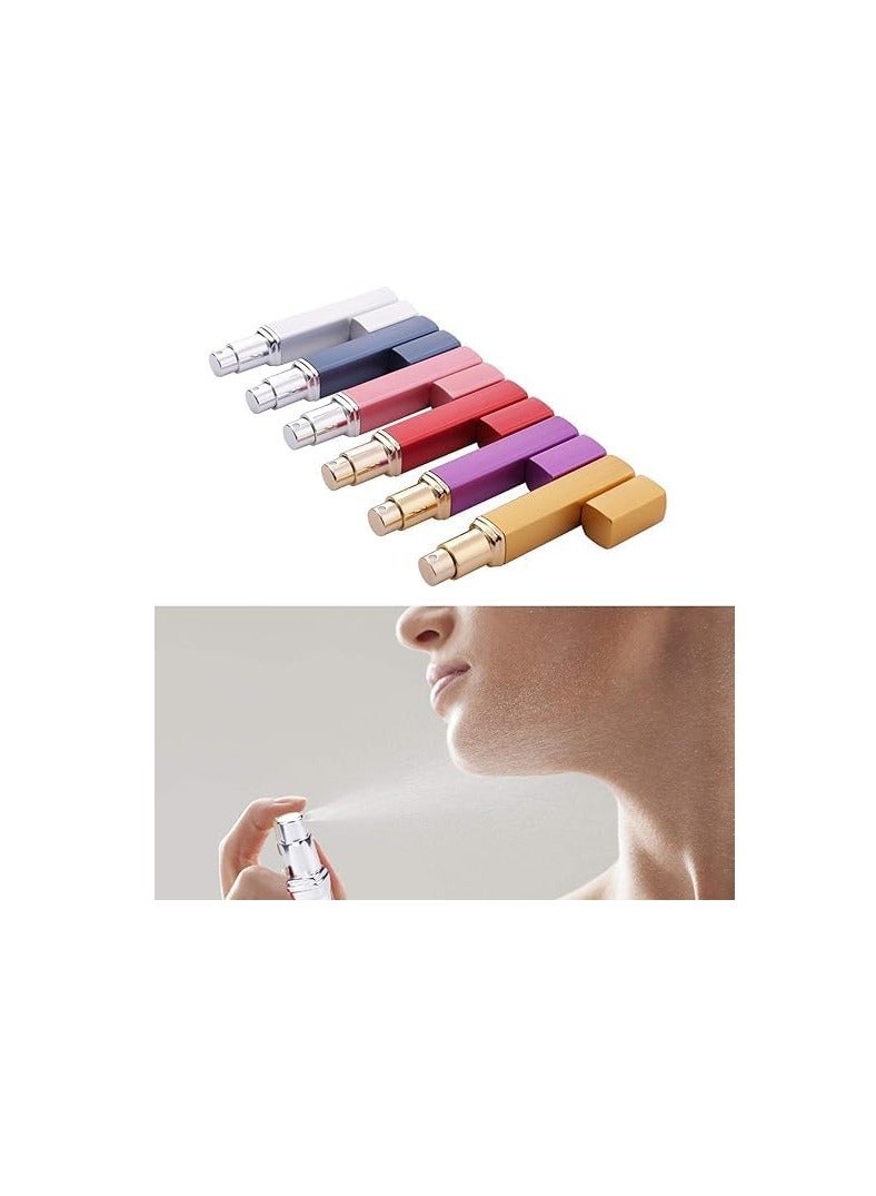 12ml Luxury Mini Refillable Perfume Bottle - Travel Atomizer Sprayer, Round Tube Pump, Empty Cosmetic Perfume Bottle for Perfume Lovers (Blue) - Image 3