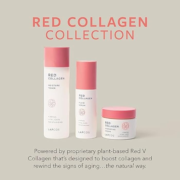 LAPCOS Red Collagen Toner (4.39 Fl Oz) New Vegan Formula Face Toner | Rebalance & Hydrate Skin with Niacinamide & Collagen - Image 5