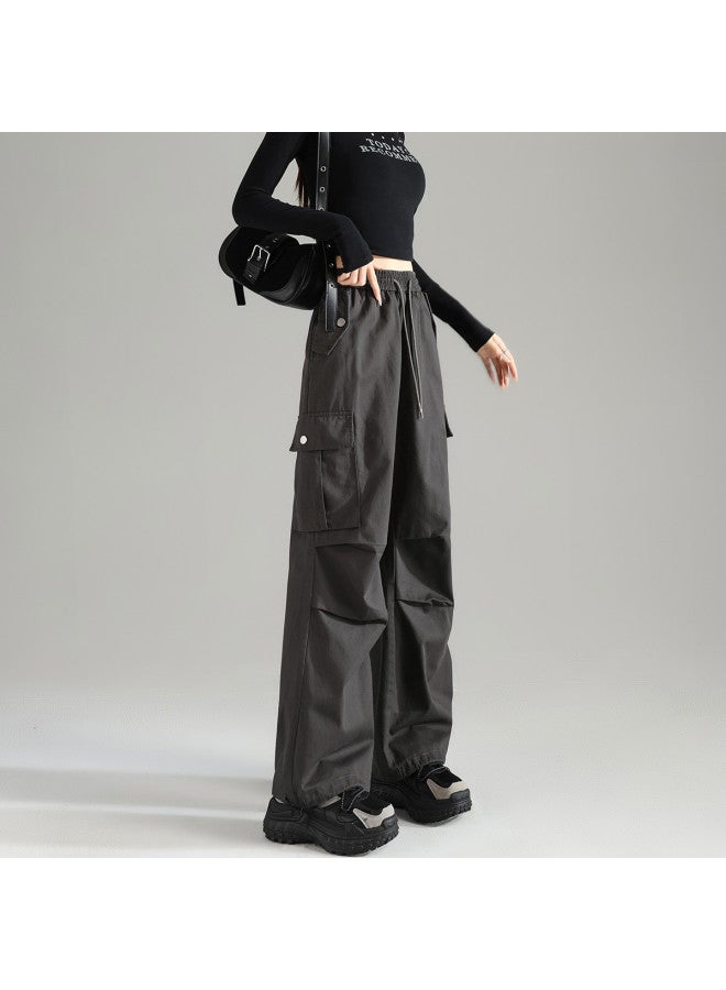 TonLion Women's Cargo Pants Casual Loose Fit Workwear Trousers Fashionable Versatile Cargo Pants For Women - Image 4