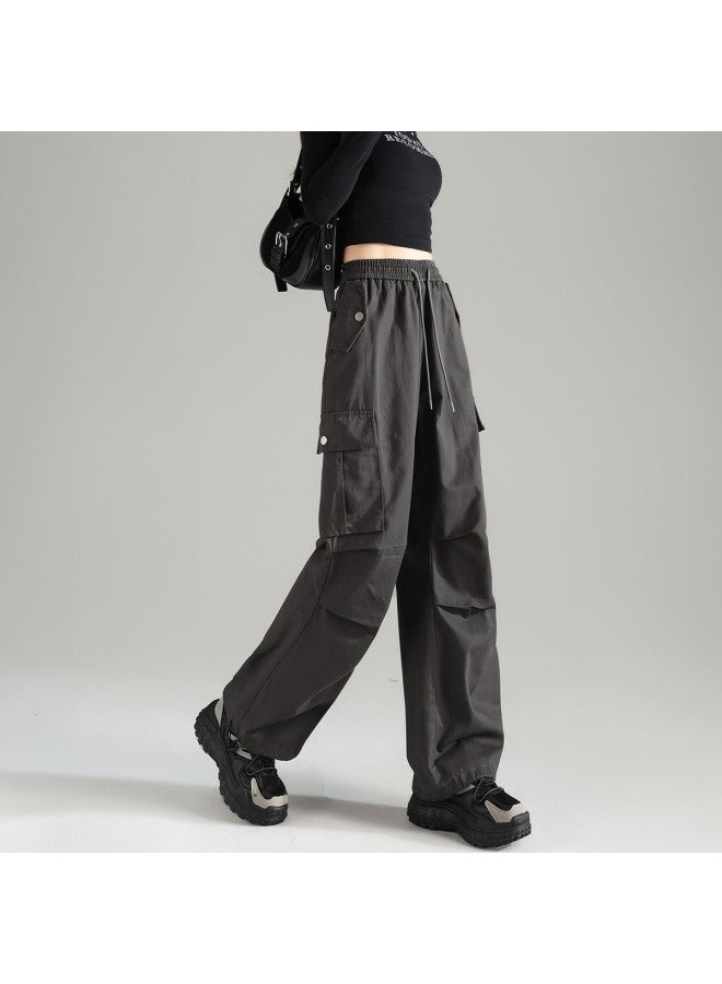 TonLion Women's Cargo Pants Casual Loose Fit Workwear Trousers Fashionable Versatile Cargo Pants For Women - Image 5