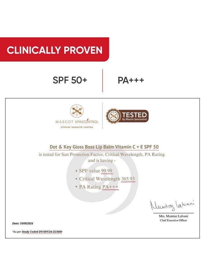 دوت آند كي مرطب شفاه دوت آند كي بنكهة الفراولة (١٢ غرامًا) | شفاه ناعمة ومشرقة بشكل طبيعي | مرطب شفاه ملون بعامل حماية من الشمس ٥٠ وفيتاميني سي و إي | مرطب شفاه للشفاه الجافة والداكنة | مرطب شفاه للنساء - Image 3
