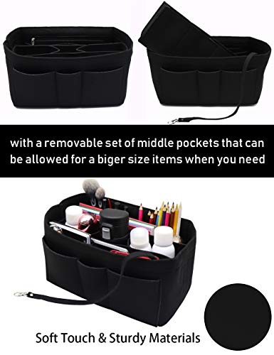 LEXSION Felt Insert Bag Organizer Bag In Bag For Handbag Purse Organizer Fits Speedy Neverful - Image 2
