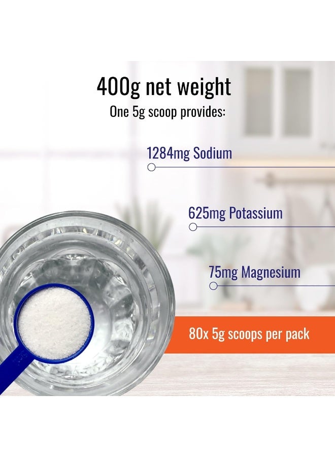 Nutri-Align ملح الصيام الكهربائي الخالي من النكهات والسكر، 400 جرام، إلكتروليتات الصوديوم والبوتاسيوم والمغنيسيوم - Image 4