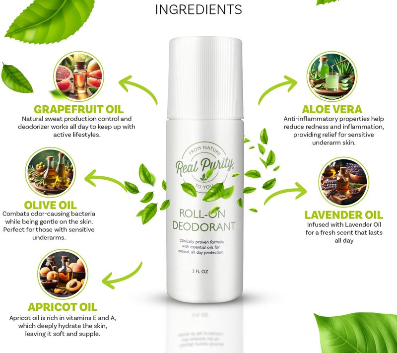 Real Purity Real Purity Roll-On Natural Deodorant - Image 2