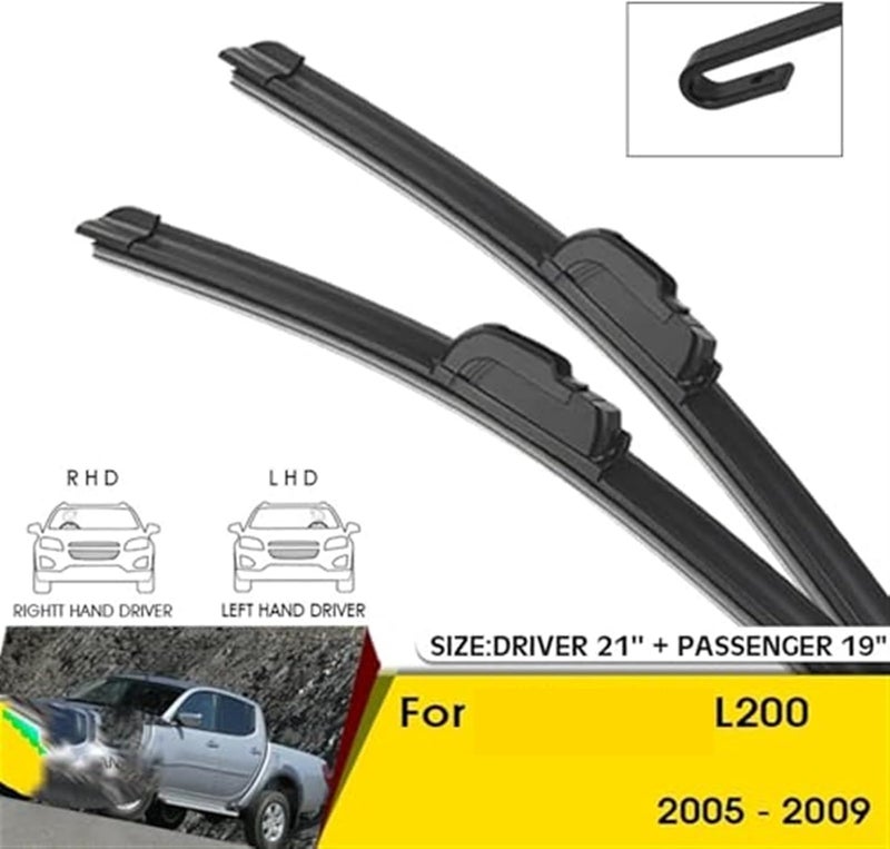 Wivplex Windshield Wiper Blades for Mitsubishi L200 - Image 3