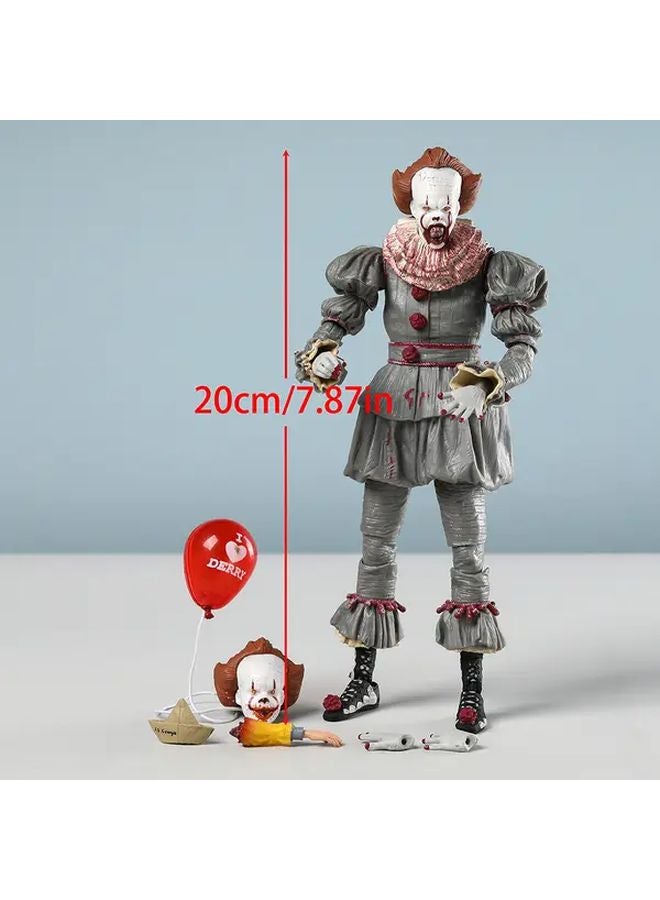Horror Movie Character Action Figure Model Toy Doll With 3 Different Heads Halloween Gift Collectible - Image 5