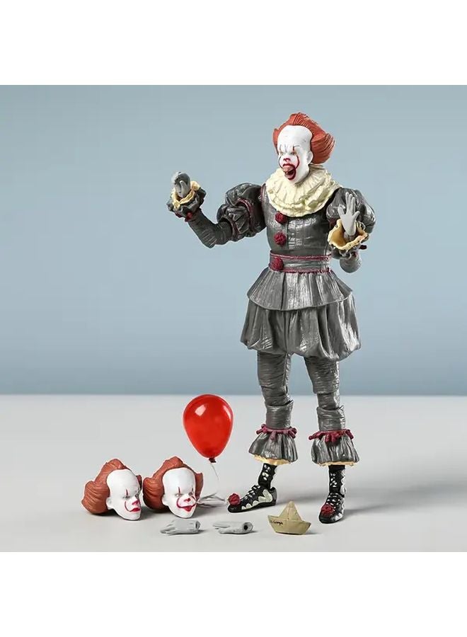 Horror Movie Character Action Figure Model Toy Doll With 3 Different Heads Halloween Gift Collectible - Image 3