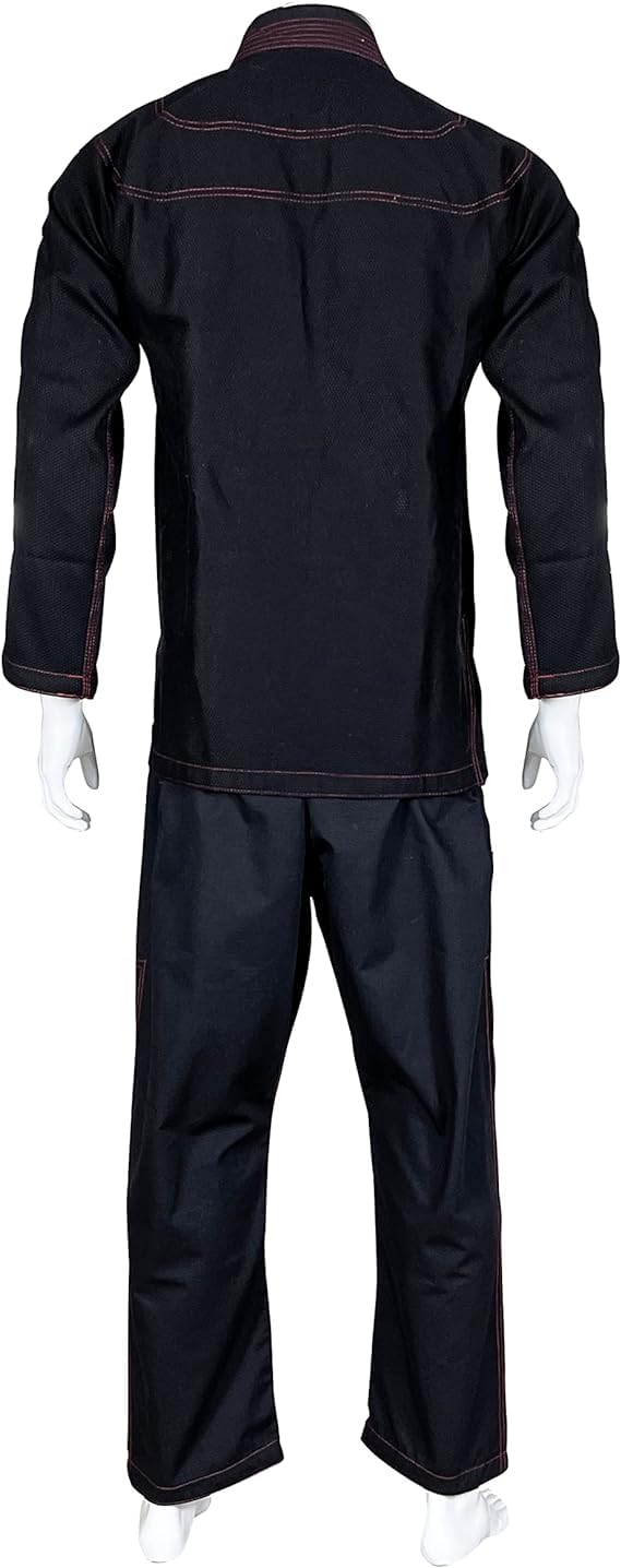 Victorbudo USA BJJ Gi For Men & Women Brazilian Jiu Jitsu Gi Preshrunk BJJ Taekwondo Uniform for Martial Arts Training -Black Size A1 - Image 4