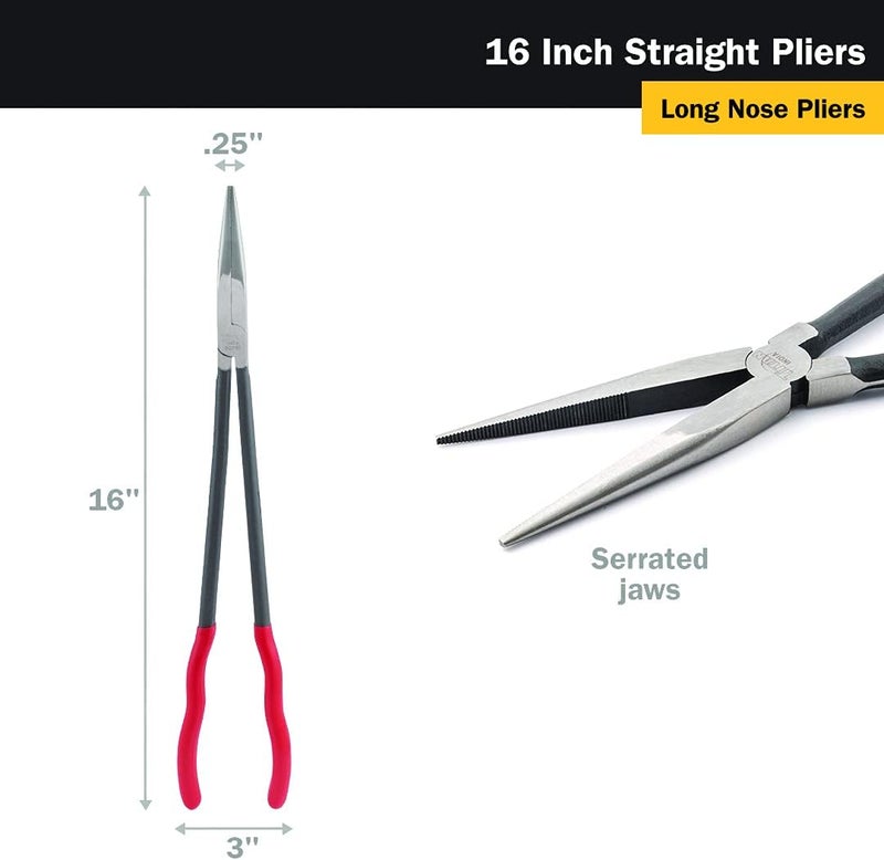 TITAN 60781 Long Nose Pliers, 16 - Image 3