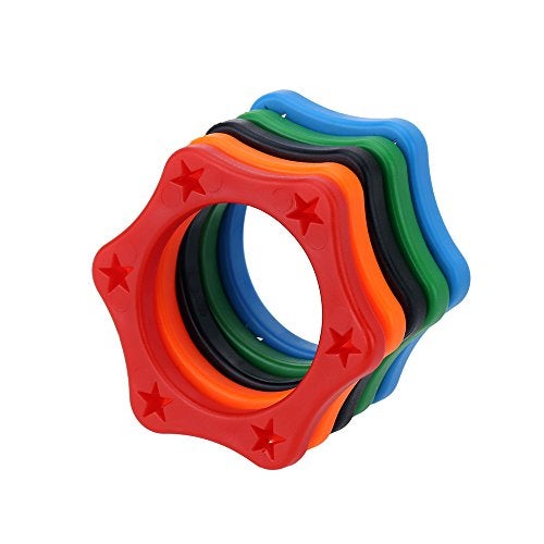 ANDOER an-do-er 5pcs Rubber Wireless Handheld Microphone Rolling Protection Ring - Image 3